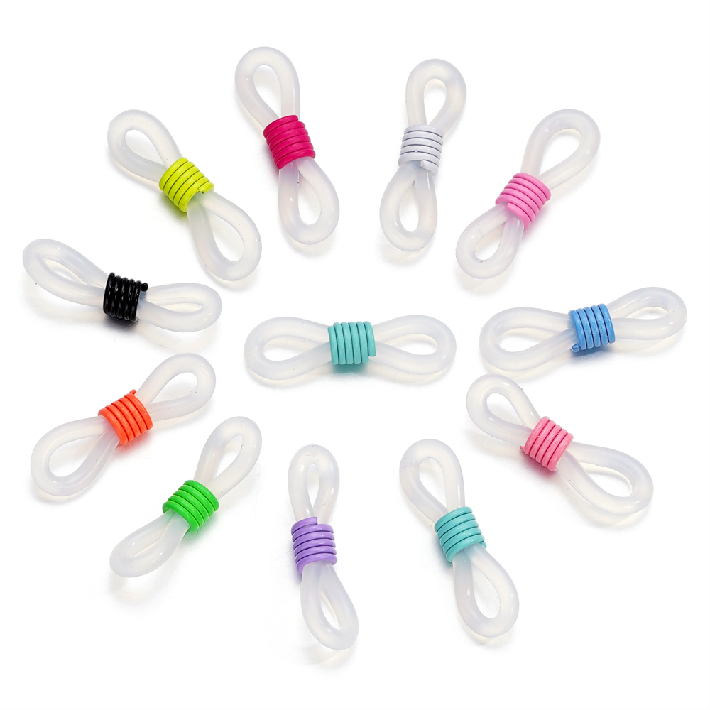 50pcs Eyeglass Chain Ends Adju - Jewelry Making Glasses 评论和价格