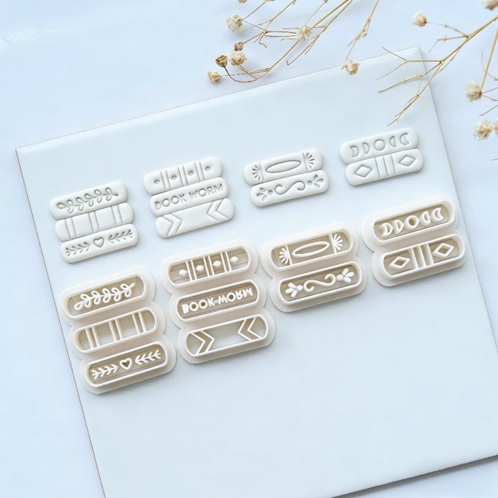 7pcs/set Book Stack Themed Pol - Jewelry Making Books 评论和价格