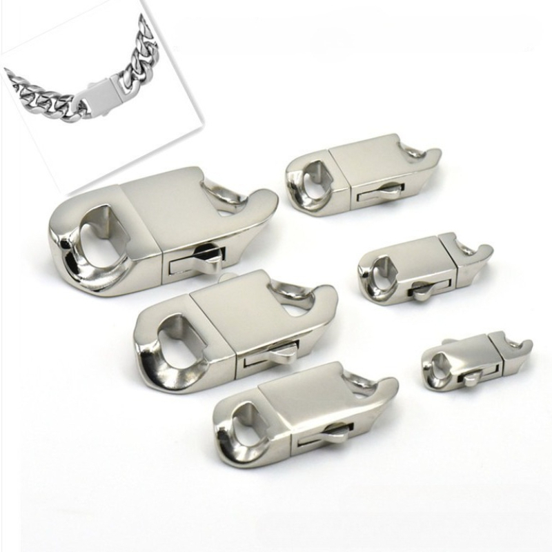 Stainless Steel Spring Clasp L - Jewelry Making Designs 评论和价格