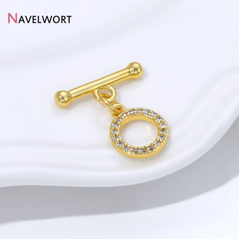 18K Gold Plated Brass Inlaid Z - Jewelry Making Designs 评论和价格