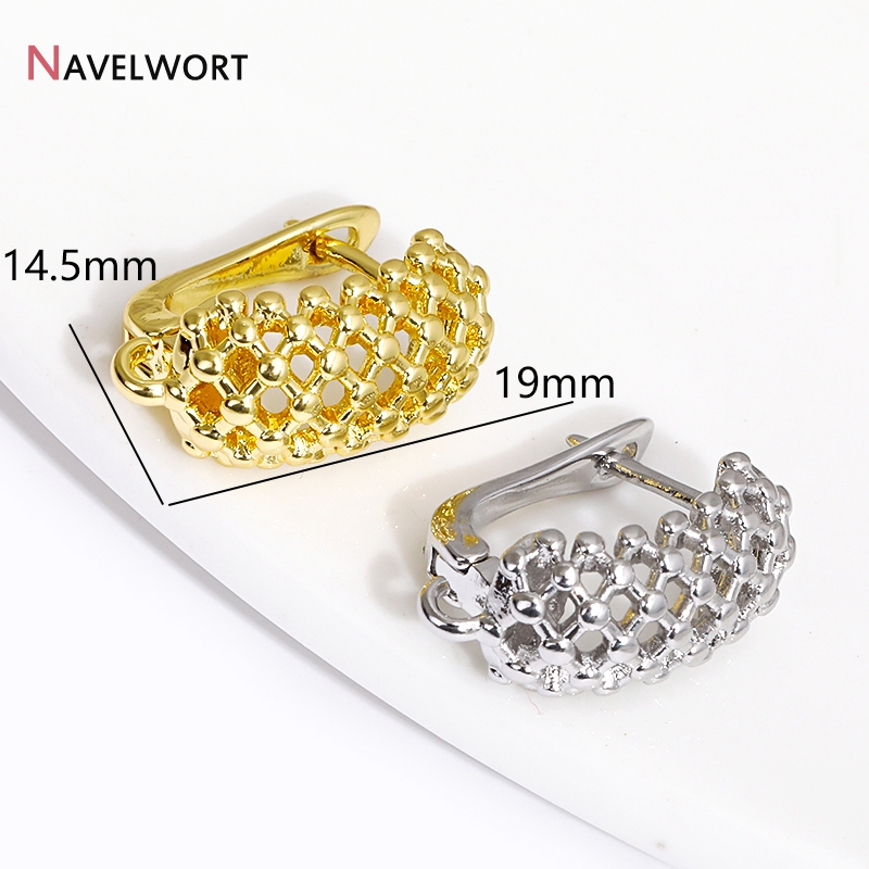 18K Gold Plated Brass  Hollow  - Jewelry Making Metal 评论和价格