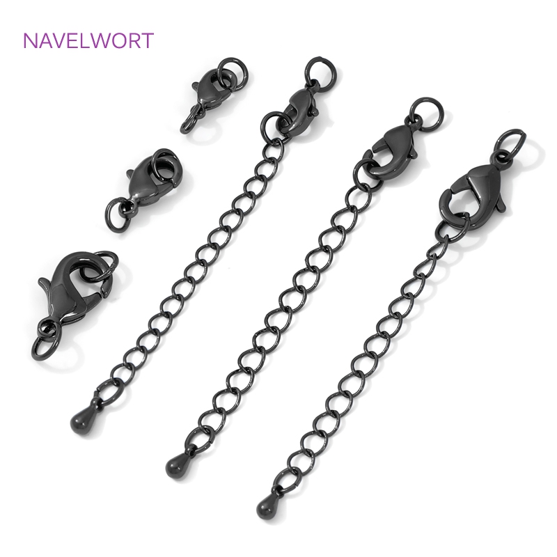 Black Color Brass Lobster Clas - Jewelry Making Designs 评论和价格