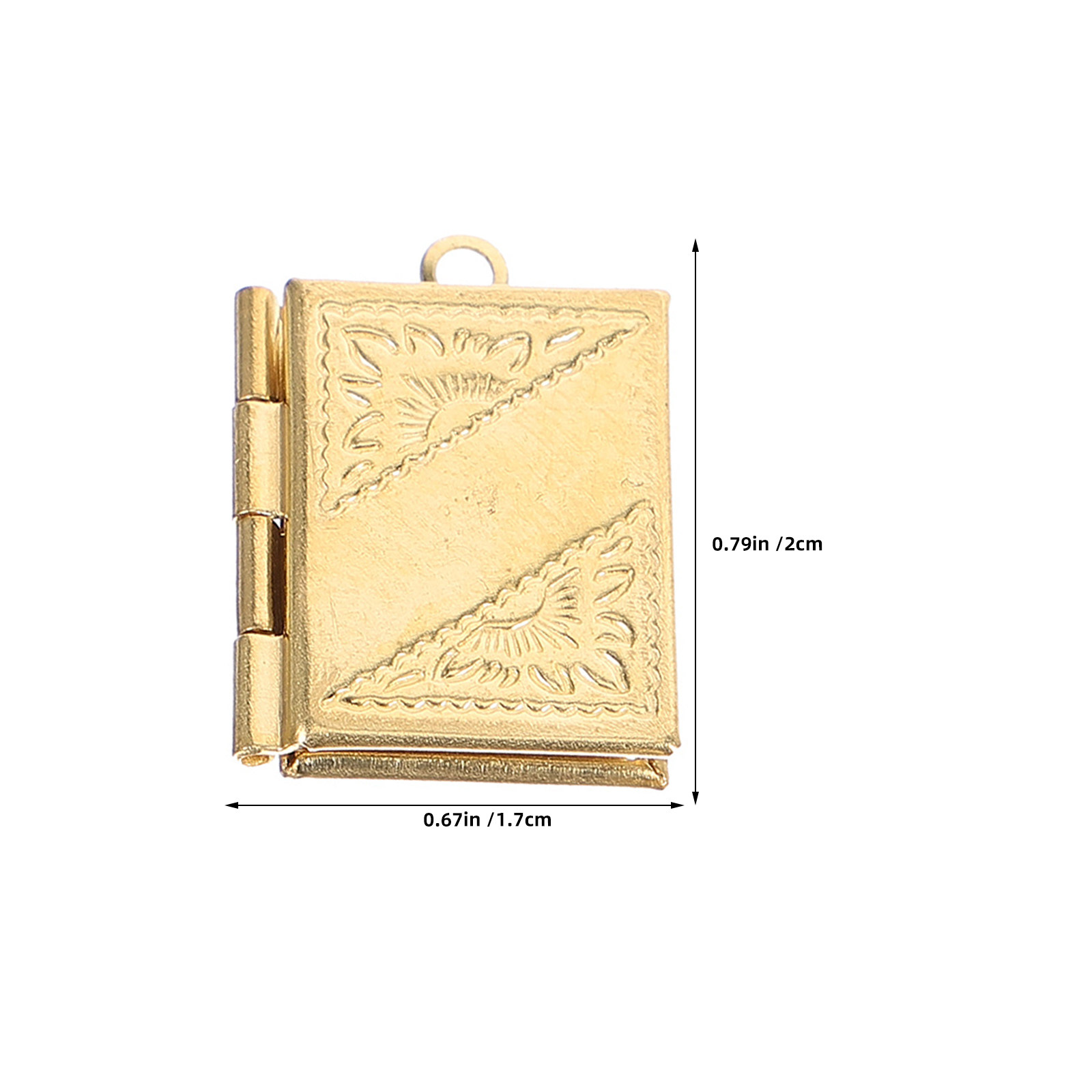 20Pcs Copper Rectangle Book Lo - Jewelry Making Books 评论和价格