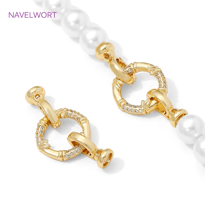 1/2Pcs 14K Gold Plated Pearl C - Jewelry Making Metal 评论和价格