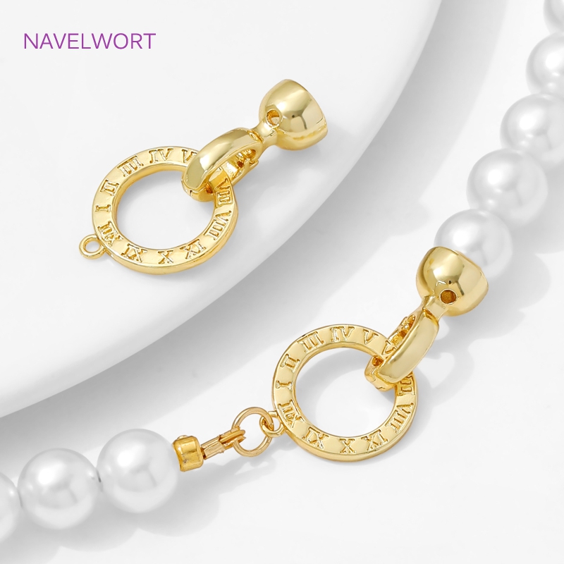 1/2Pcs 14K Gold Plated Pearl C - Jewelry Making Metal 评论和价格